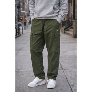 PUMA Utility Pants XL Olive Green | NWT $110 Techwear Streetwear Trousers